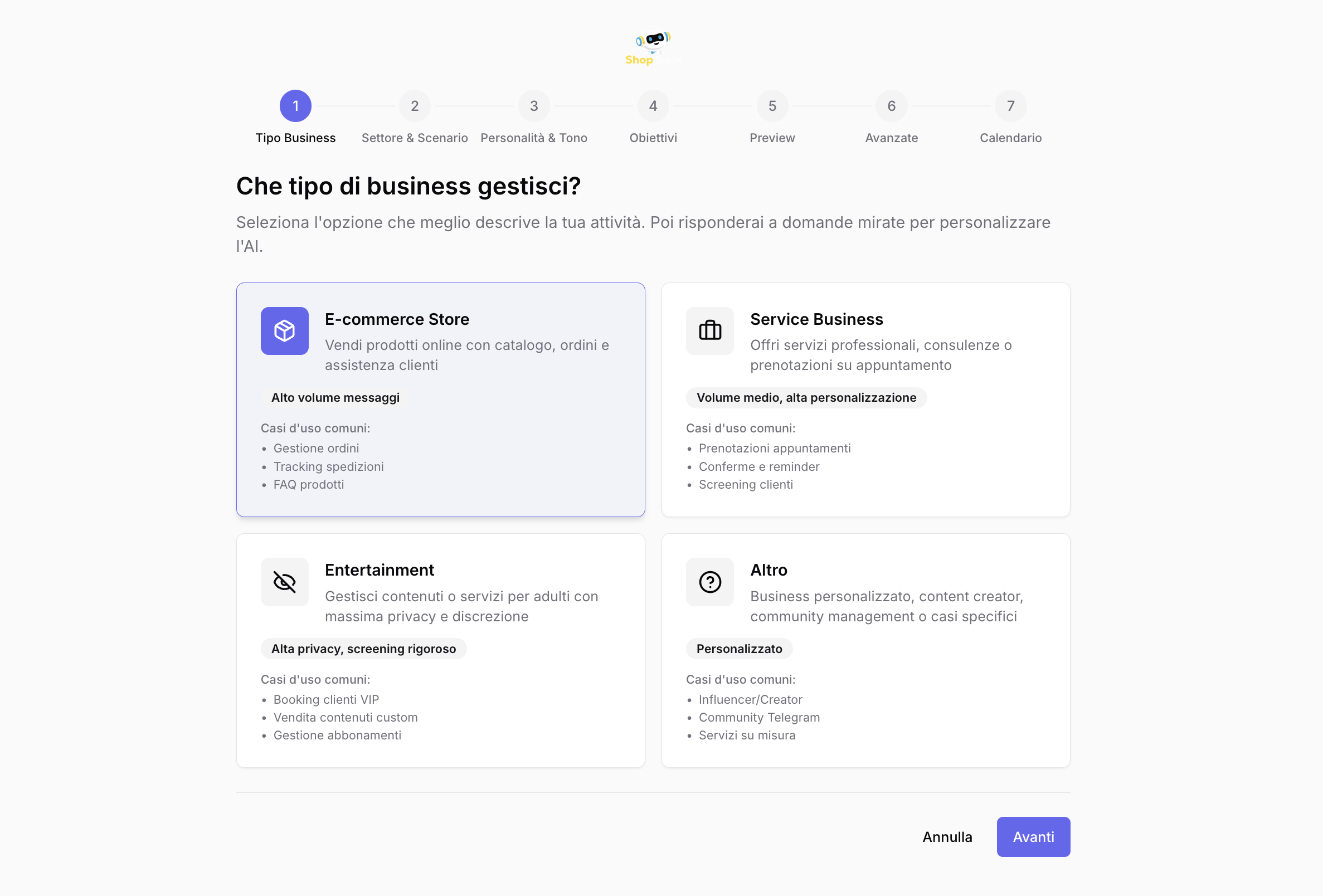 ShopBrain AI Persona Wizard